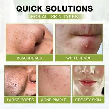 SHVYOG Blackhead Peel Off Face Mask, 3-in-1 Blackhead Remover Mask with Brush & Tea Tree Oil Serum, Charcoal Mask for Deep Cleansing Dirts, Pores, Skin Oil (100g+30ml)