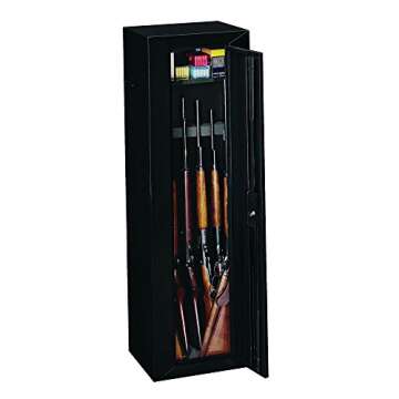 Stack-On GCB-910 10-Gun Security Cabinet - Safe & Stylish