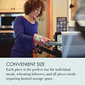 Non-Stick Toaster Oven Bakeware Set Carbon Steel 4-Piece