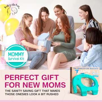 Teething Toys for Babies Age 0 to 12 Months - Baby Elefun 5X Pain Relief Smart Teether - Zero Developmental Delay Silicone Baby Teething Toy Ring - Cute Infant Shower Gift Chew Toy for Babies