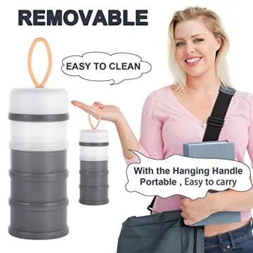 Accmor Baby Formula Dispenser - Travel-Friendly Storage Solution