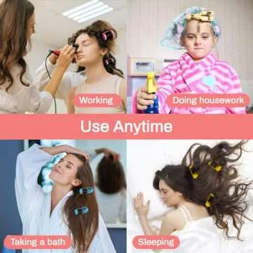 Effortless Curls with MAQIHAN 36PCS Foam Hair Rollers