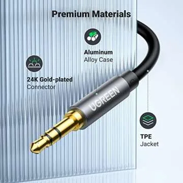UGREEN Headphone Extension Cable for Enhanced Audio Quality