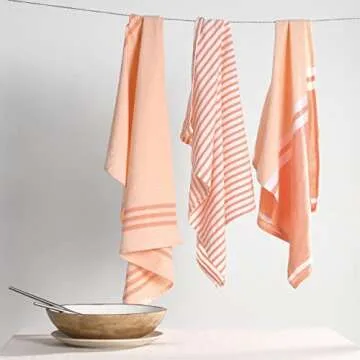 Folkulture Kitchen Towels Set of 6 for Stylish Kitchen Decor