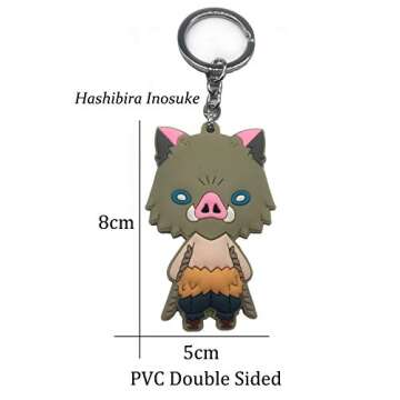 TopOneer Anime Hashibira Inosuke Cosplay Wig Include Wig Cap for Women Men Adult Halloween Costume C...