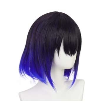 TopOneer Anime Hashibira Inosuke Cosplay Wig Include Wig Cap for Women Men Adult Halloween Costume Cosplay (Inosuke)