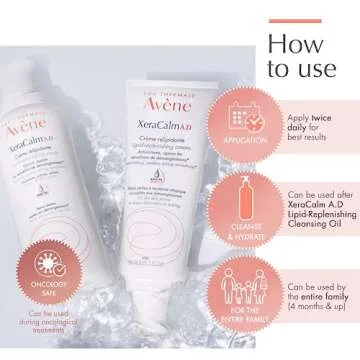 Avène XeraCalm A.D Balm for Eczema Relief - 13.5 Oz