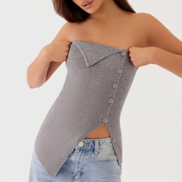 Chic Women Button Down Tank Vest - Perfect for Every Occasion