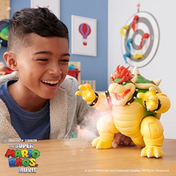 7-Inch Bowser Action Figure with Fire Breathing Effects