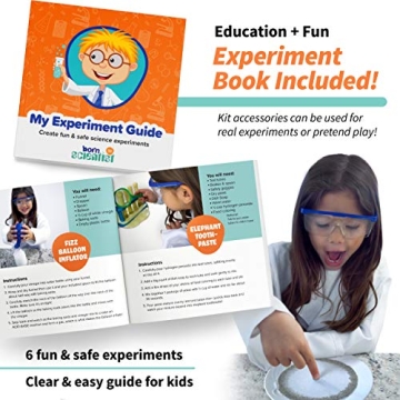 Born Toys Science Kit with Lab Coat for Kids Aged 5-8