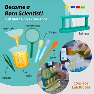Born Toys Science Kit with Lab Coat for Kids Aged 5-8