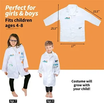 Born Toys Science Kit with Lab Coat for Kids Aged 5-8