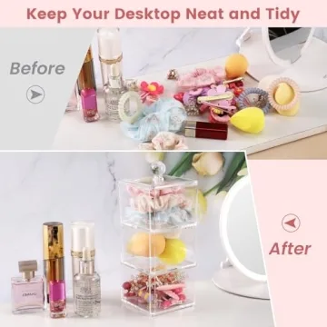 Stylish Acrylic Hair Accessories Organizer for Girls