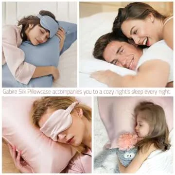 Gabire Mulberry Silk Pillowcase for Hair and Skin Care