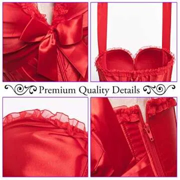 Alivila.Y Women's Vintage Corset for Fashion & Costumes