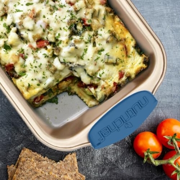 NutriChef 8-Piece Nonstick Bakeware Set with Silicone Handles