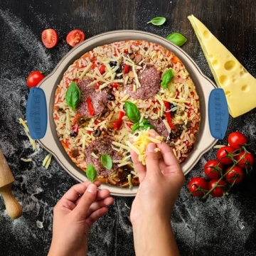 NutriChef 8-Piece Nonstick Bakeware Set with Silicone Handles