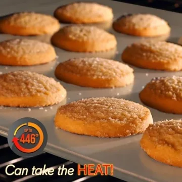 NutriChef 8-Piece Nonstick Bakeware Set with Silicone Handles