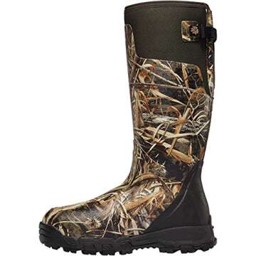 LaCrosse Men's 376021 Alphaburly Pro 18" 800G Waterproof Hunting Boot, Realtree Max-5 - 11 M
