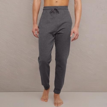 Hanes Men's Charcoal Heather Jogger Sweatpants