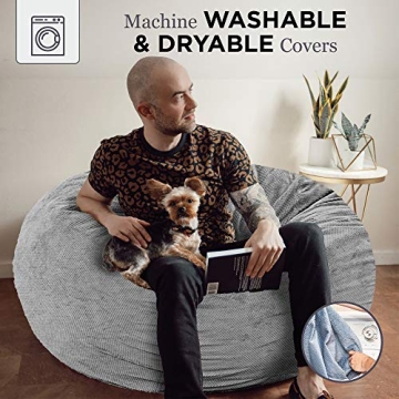 CordaRoy's Chenille Bean Bag Chair - Versatile Lounger & Bed