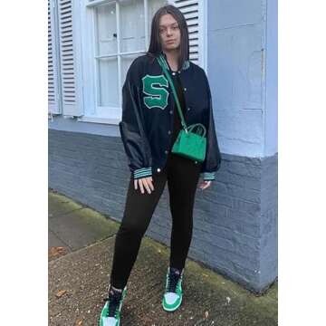 LAGSHIAN Women's Sexy Bodycon Long Sleeve Scoop Neck One Piece Jumpsuit Romper Black