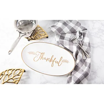 Elegant DII Thankful Platter for Holiday Celebrations