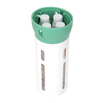 Travigo 4-in-1 Travel Dispenser Bottle, TSA Approved,Includes Four Empty Reusable 1.4 oz. (40 mL) Co...