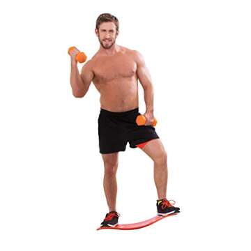 Simply Fit Board - The Workout Balance Board with a Twist, As Seen on TV, Magenta