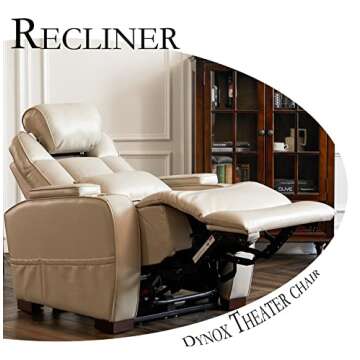 Comfortable DYNOX Power Theater Recliner with USB Ports