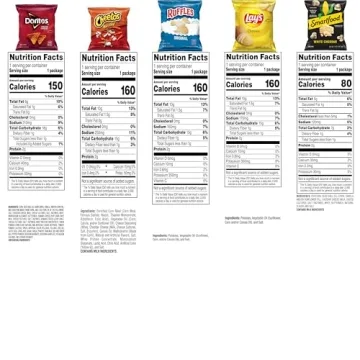Frito-Lay Classic Mix Variety Pack, Single Serve Snack Bags (Pack of 21)