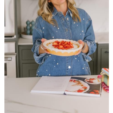 Women Denim Shirt with Pearl Beads - Chic Casual Top