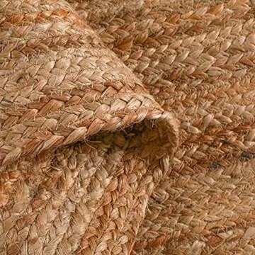 Hausattire Jute Braided Rug - Eco-Friendly Boho Style