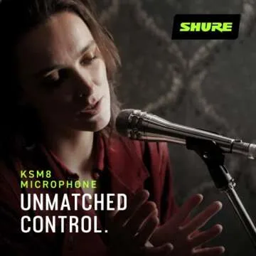 Shure KSM8 Dynamic Vocal Microphone for Superior Sound