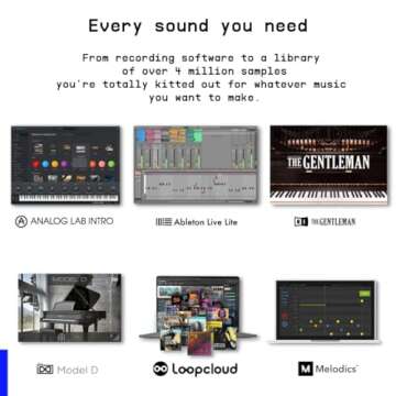 Arturia MiniLab 3 MIDI Controller - Compact Music Production Tool