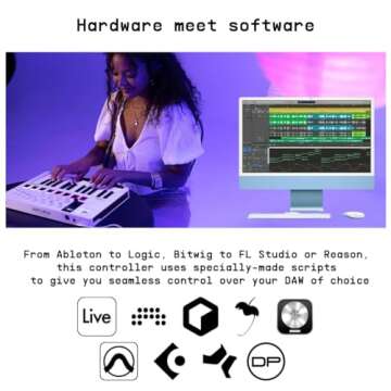 Arturia MiniLab 3 MIDI Controller - Compact Music Production Tool