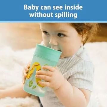 Dr. Brown's Cheers 360 Cup – Safe & Spill-Proof Sippy Cup