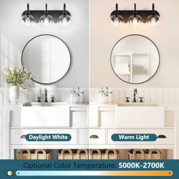 Stylish Dpyrrhic Bathroom Vanity Light for Modern Homes