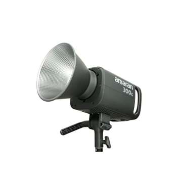 Aputure Amaran 300c RGB COB Video Light Bowen Mount 2,500K to 7,500K CCT with G/M Adjustment 26,580 lux @ 1m with Hyper Reflector Support APP Control