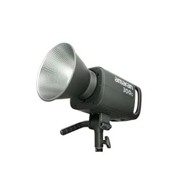 Aputure Amaran 300c RGB COB Video Light Bowen Mount 2,500K to 7,500K CCT with G/M Adjustment 26,580 lux @ 1m with Hyper Reflector Support APP Control