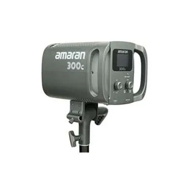 Aputure Amaran 300c RGB COB Video Light Bowen Mount 2,500K to 7,500K CCT with G/M Adjustment 26,580 lux @ 1m with Hyper Reflector Support APP Control