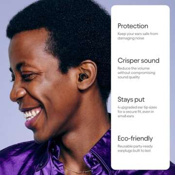 Loop Experience 2 Ear Plugs – Stylish Certified Hearing Protection for Concerts & Festivals, Live ...