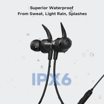 CXK Neckband Bluetooth Headphones 80Hrs Playtime IPX6 Waterproof