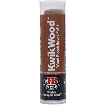 J-B Weld 8257 KwikWood Wood Repair Epoxy Putty Stick - 1 oz. - 2 Pack