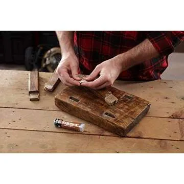 J-B Weld 8257 KwikWood Wood Repair Epoxy Putty Stick - 1 oz. - 2 Pack