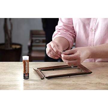 J-B Weld 8257 KwikWood Wood Repair Epoxy Putty Stick - 1 oz. - 2 Pack