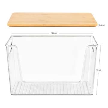 Stylish Stackable Pantry Baskets for Kitchen Organization