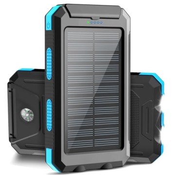 ERRBBIC Solar Power Bank - 38800mAh Portable Charger for Outdoor Adventures