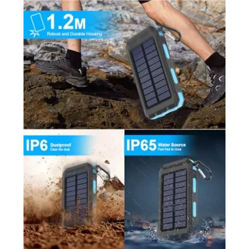 ERRBBIC Solar Power Bank Portable Charger 38800mAh