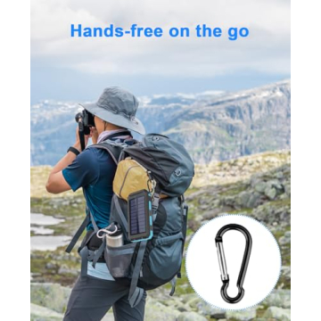 ERRBBIC Solar Power Bank Portable Charger 38800mAh